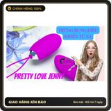 (Che Tên) Trứng Rung Điều Khiển Từ Xa Pretty Love BERGER JENNY 12 Chế Độ 655237 Bảo Mật Tuyệt Đối
