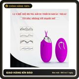 (Che Tên) Trứng Rung Điều Khiển Từ Xa Pretty Love BERGER JENNY 12 Chế Độ 655237 Bảo Mật Tuyệt Đối