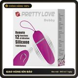 (Che Tên) Trứng Rung Không Dây 12 Chế Độ Rung Điều Khiển Từ Xa Pretty Love Debby 655255 Cao Cấp Bảo Đảm