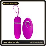 (Che Tên) Trứng Rung Không Dây 12 Chế Độ Rung Điều Khiển Từ Xa Pretty Love Debby 655255 Cao Cấp Bảo Đảm
