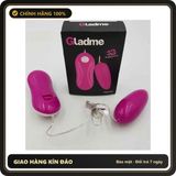 (Che Tên) Trứng Rung Tình Yêu Gladme Mạnh Mẽ Có Dây Sử Dụng 2 Pin AAA 12 Chế Độ Rung Cao Cấp Bảo Đảm