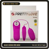 (Che Tên) Trứng Rung Mini Cao Cấp 2 Đầu Pretty Love Irma Baile 12 Chế Độ 656913 Chuẩn Auth