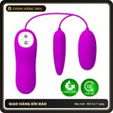 (Che Tên) Trứng Rung Mini Cao Cấp 2 Đầu Pretty Love Irma Baile 12 Chế Độ 656913 Chuẩn Auth