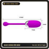 (Che Tên) Trứng Rung Tình Yêu Không Dây Nhỏ Gọn Pretty Love Brook 12 Tầng Xuất Yêu Hộp Trắng Kín