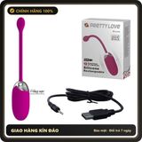 (Che Tên) Trứng Rung Tình Yêu Không Dây Nhỏ Gọn Pretty Love Brook 12 Tầng Xuất Yêu Hộp Trắng Kín