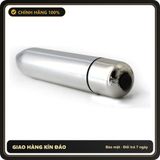 (Che Tên) Trứng Rung Hình Viên Đạn Inox 658050 Chuẩn Auth