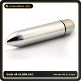 (Che Tên) Trứng Rung Hình Viên Đạn Inox 658050 Chuẩn Auth