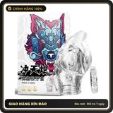 (Che Tên) Bao Cao Su Đôn Dên Khúc Đầu Sói Kèm Vòng Deo Dương Vật Wolf's Fang Bảo Mật Tuyệt Đối