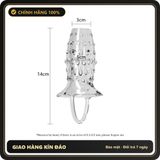 (Che Tên) Bao Cao Su Đôn Dên Hở Đầu Có Quai Đeo Chống Tuột Chấm Bi Wolf's Fang Bảo Mật Tuyệt Đối