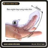 (Che Tên) Ngón Tay Rung Kích Thích Điểm G – Trải Nghiệm Cực Đỉnh 663524 Hộp Trắng Kín
