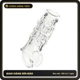 (Che Tên) Bao Cao Su Đôn Khúc Giữa Silicone Có Quai Đeo Shi Niuniu Trong Suốt Gân Bi Bảo Mật Tuyệt Đối