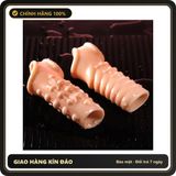 (Che Tên) Bao Cao Su Đôn Khúc Giữa Silicone Có Quai Đeo Shi Niuniu Màu Da Gân Bi Chuẩn Auth