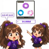 (Che Tên) Vòng Đeo Dương Vật Trơn Nhỏ 1.8cm - Hàng Mới Về