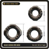 (Che Tên) Bộ 3 Vòng Đeo Yvonne Getlock Cockring Baile Hỗ Trợ 24/7