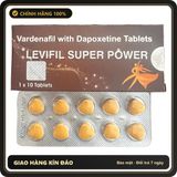 (Che Tên) Viên Uống LEVIFIL SUPPER POWER (Vardenafill 40mg và Dapoxetinee 60mg) Giao Nhanh Toàn Quốc