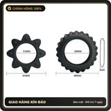 (Che Tên) Bộ 2 Vòng Đeo Dương Vật Cockrings Flowering Giúp Nam Giới Cương Cứng Hơn Chuẩn Auth
