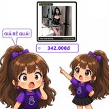 (Che Tên) Cosplay Học Sinh Anime Nhật Bản Sexy Dễ Thương - N864 Nâu Chuẩn Auth