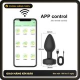 (Che Tên) Phích Cắm Hậu Môn Rung Điều Khiển Từ Xa Qua App Cao Cấp Bảo Đảm