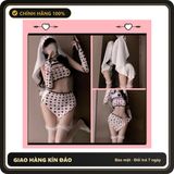 (Che Tên) Đồ Cosplay Hầu Gái Hoạ Tiết Poker Trái Tim Dễ Thương Gợi Cảm Set Ngủ Maid Nữ Tu Kèm Phụ Kiện Đáng Yêu - N598 - Hàng Mới Về