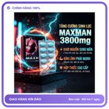 Viên uống cương dương Maxman 3800 hộp 10 viên chính hãng - thành phần thiên nhiên, hàng chuẩn nguồn gốc rõ ràng, dùng đều đặn mỗi ngày - giao hàng che tên kín đáo