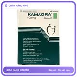 Viên uống cương dương Kamaga 100mg hộp 4 viên chính hãng - hàng chuẩn nguồn gốc rõ ràng, dùng đều đặn mỗi ngày, đóng gói kín đáo - giao hàng che tên kín đáo