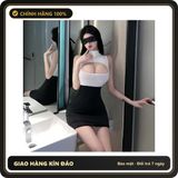 (Che Tên) Cosplay Thư Ký Ôm Body Xinh Gợi Cảm Anime Quyến Rũ - N720 Trắng Đen Hộp Trắng Kín