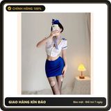 (Che Tên) Cosplay Thủy Thủ Ôm Body Sexy Gợi Cảm Áo Croptop - N721 Hỗ Trợ 24/7