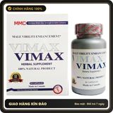 (Che Tên) Vimax Hỗ Trợ Tăng Kích Thước Dương Vật & Sinh Lý Nam Hộp 60 Viên Chuẩn Auth