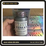 (Che Tên) Vimax Hỗ Trợ Tăng Kích Thước Dương Vật & Sinh Lý Nam Hộp 60 Viên Chuẩn Auth