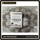 (Che Tên) Vimax Hỗ Trợ Tăng Kích Thước Dương Vật & Sinh Lý Nam Hộp 60 Viên Chuẩn Auth