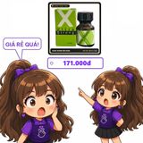 (Che Tên) Popper X Ultra Strong Green 10ml USA Hộp Trắng Kín