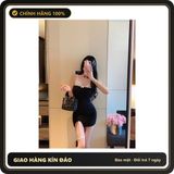 (Che Tên) Váy Ngủ Sexy Ôm Body Tôn Dáng Phối Ren Choker Đùi Siêu Xinh Quyến Rũ Đầm 2 Dây Mặc Nhà Sang Xịn Gợi Cảm - N163 Đen Bảo Mật Tuyệt Đối
