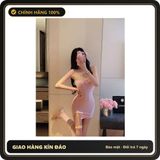 (Che Tên) Váy Ngủ Sexy Ôm Body Tôn Dáng Siêu Xinh Quyến Rũ Đầm 2 Dây Mặc Nhà Sang Xịn Gợi Cảm - N163 Hồng Bảo Mật Tuyệt Đối