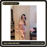 (Che Tên) Váy Ngủ Sexy Ôm Body Tôn Dáng Siêu Xinh Quyến Rũ Đầm 2 Dây Mặc Nhà Sang Xịn Gợi Cảm - N163 Hồng Bảo Mật Tuyệt Đối