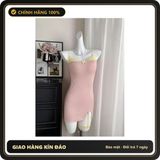(Che Tên) Váy Ngủ Sexy Ôm Body Tôn Dáng Siêu Xinh Quyến Rũ Đầm 2 Dây Mặc Nhà Sang Xịn Gợi Cảm - N163 Hồng Bảo Mật Tuyệt Đối