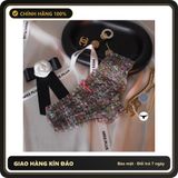(Che Tên) Quần Lót Lưng Thun Nhún Bèo Cạp Cao Quần Chip Nữ Ren – T303 Xám Xanh Hoa Bảo Mật Tuyệt Đối