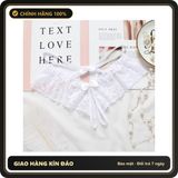 (Che Tên) Quần Lót Lọt Khe Ren Xuyên Thấu Xẻ Đáy - T309 Trắng Hộp Trắng Kín
