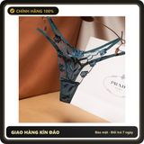 (Che Tên) Quần Lót Nữ Lọt Khe Ren Lưới Xuyên Thấu Quần Chip Dây Hoạ Tiết Hoa Hồng - T331 Xanh Ngọc Hỗ Trợ 24/7