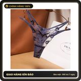 (Che Tên) Quần Lót Nữ Lọt Khe Ren Lưới Xuyên Thấu - T331 Xám Xanh - Hàng Mới Về