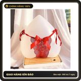 (Che Tên) Quần Lót Dây Buộc Hông Nơ Siêu Xinh Gợi Cảm Quần Chip Nữ Lọt Khe Ren Mềm Mại Quyến Rũ - T335 Đỏ Hộp Trắng Kín