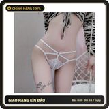 (Che Tên) Quần Lọt Khe Sexy Phối Dây Chéo Quyến Rũ Gợi Cảm – T341 Trắng - Hàng Mới Về