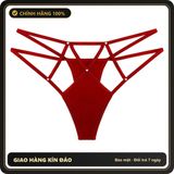 (Che Tên) Quần Lót Lọt Khe Sexy Lưng Cao Đính Hạt Hottie Quần Chip Nữ Cạp - T353 Đỏ Hỗ Trợ 24/7