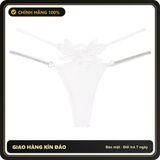 (Che Tên) Quần Lót Lọt Khe Sexy Thêu Hoa Bướm Quyến Rũ Quần Chip Nữ - T361 Trắng Giao Nhanh Toàn Quốc