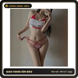 (Che Tên) Quần Lót Lọt Khe Sexy Dây Cạp Chéo Đính Đá Lấp Quần Chip Nữ Da Báo - T363 Đỏ Cao Cấp Bảo Đảm