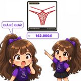(Che Tên) Quần Lót Lọt Khe Sexy Dây Cạp Chéo Đính Đá Lấp Quần Chip Nữ Da Báo - T363 Đỏ Cao Cấp Bảo Đảm
