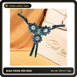 (Che Tên) Quần Lót Sexy Xẻ Đáy Đính Cườm Hạt Cực Xinh Gợi Cảm - T365 Xanh Lá Giao Nhanh Toàn Quốc