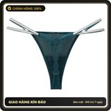(Che Tên) Quần Lót Lọt Khe Sexy Họa Tiết Bướm Gợi Cảm Thanh Lịch Quần Chip Nữ - T359 Xanh Ngọc Chuẩn Auth