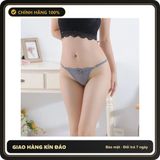 (Che Tên) Quần Lót Nữ Lọt Khe Cotton Quyến Rũ Quần Chip - T318 Xám Xanh Hỗ Trợ 24/7
