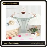 (Che Tên) Quần Lót Nữ Lọt Khe Cotton Phối Nơ - T318 Xanh Lá Hộp Trắng Kín