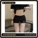 (Che Tên) Quần Đùi Bảo Hộ Mặc Váy Thoáng Mát Quần Lót Su Ôm Body - T343 Đen Bảo Mật Tuyệt Đối